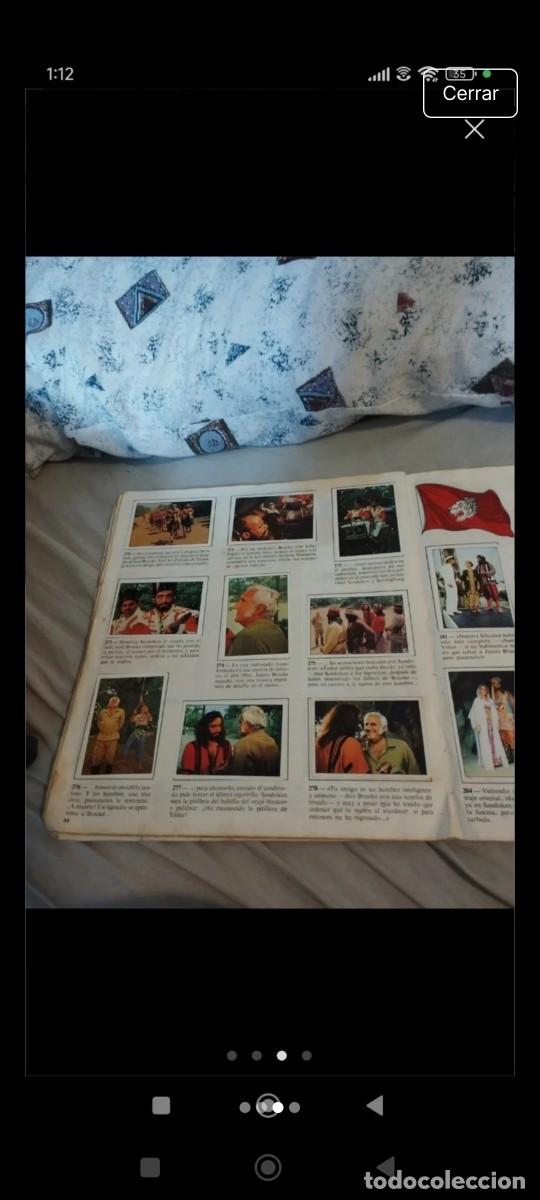 Coleccionismo cromos antiguos: &Aacute;lbum cromos sandokan - Foto 2
