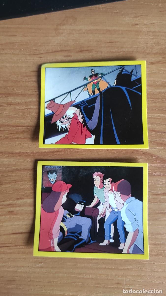 Coleccionismo cromos antiguos: 2 cromos Batman de Panini. 87 203 - Foto 1