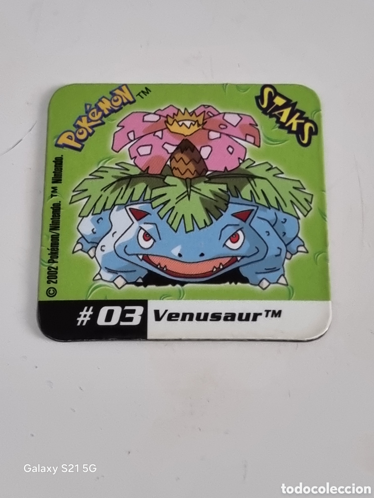 Coleccionismo cromos antiguos: 3 - VENUSAUR , STAKS POKEMON 2002 - Foto 1