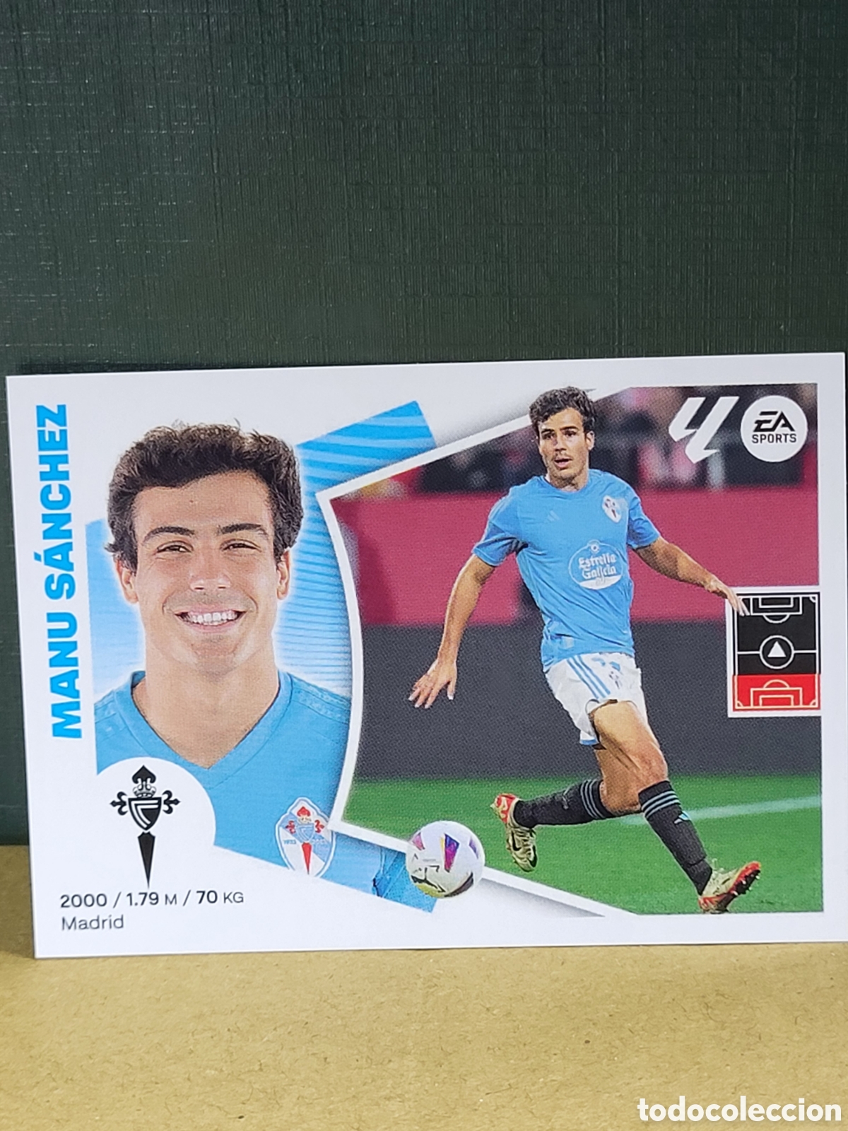 Coleccionismo Cromos antiguos: MANU SANCHEZ CELTA N&ordm; 10 CROMO LIGA ESTE 2024-2025 24 25 PANINI