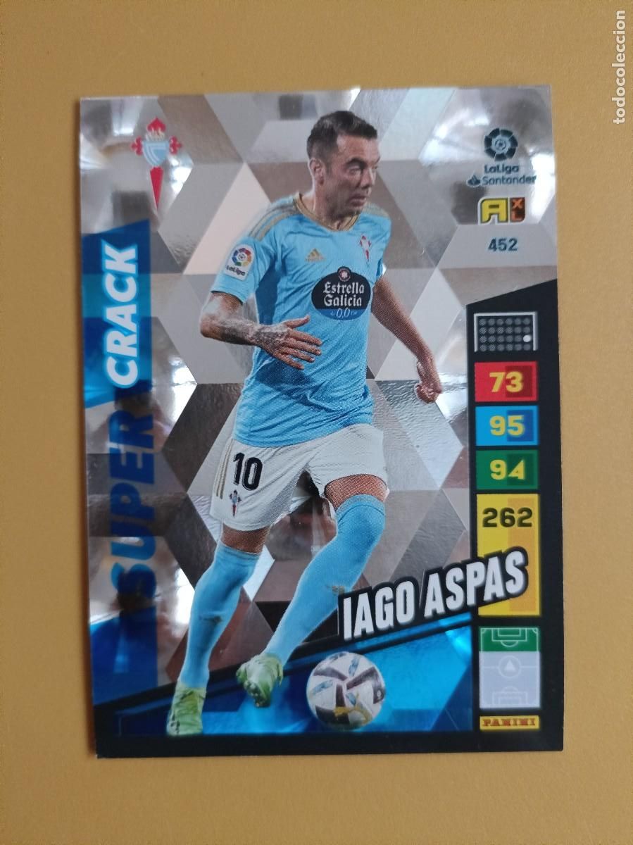 Coleccionismo cromos antiguos: iago aspas, 22 23 super crack - Foto 1