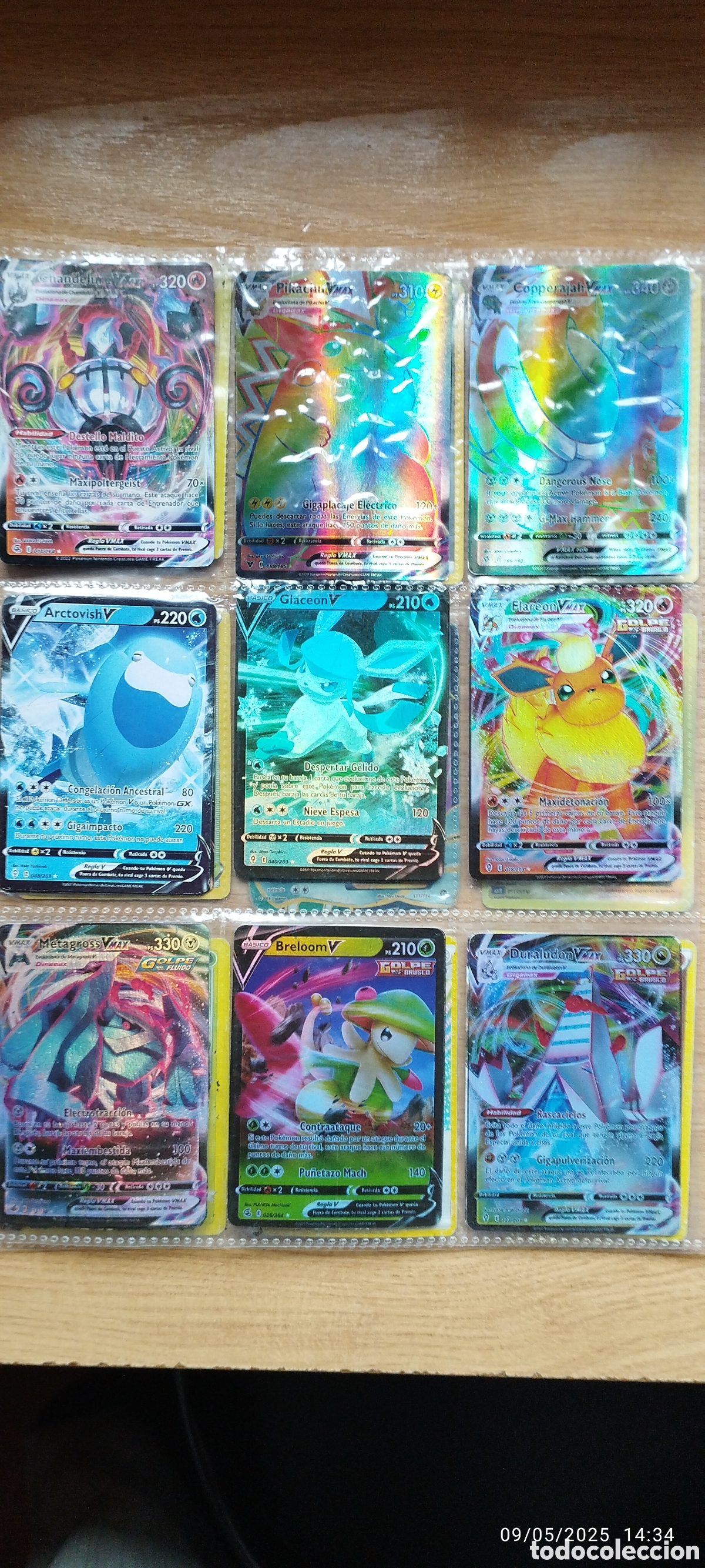 Coleccionismo cromos antiguos: 50cartas Pokemon Pikachu - Foto 4