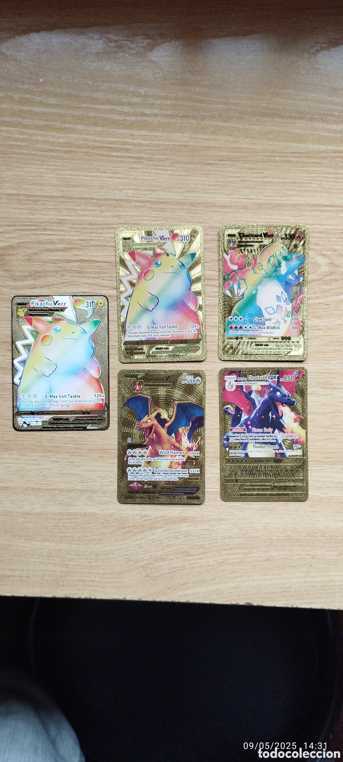 Coleccionismo cromos antiguos: 50cartas Pokemon Pikachu - Foto 1