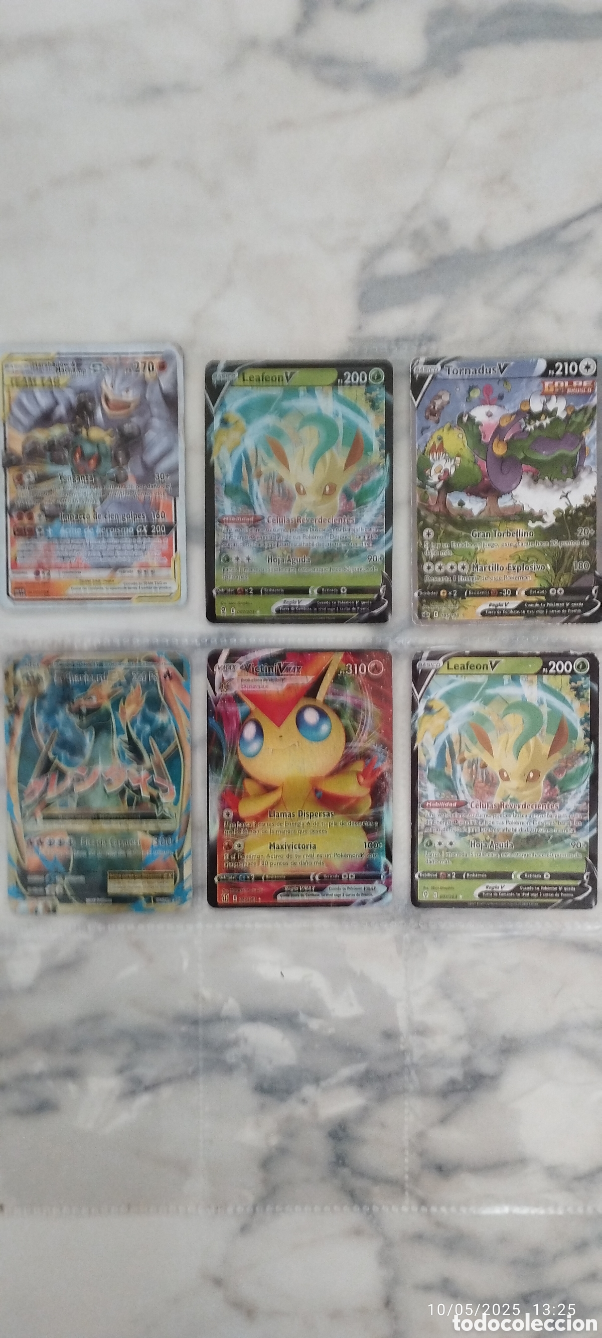 Coleccionismo cromos antiguos: Lote de 42 cartas Pok&eacute;mon - Foto 2