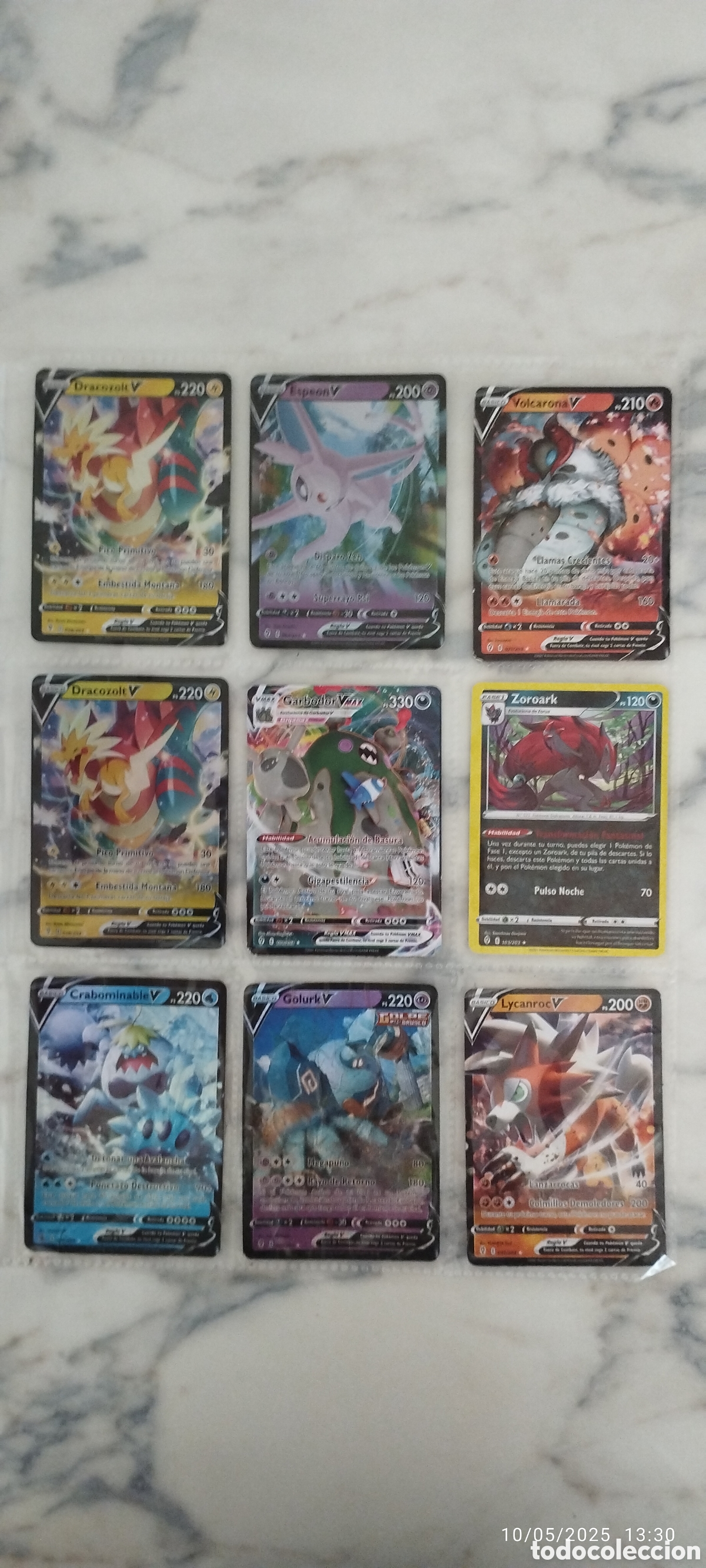 Coleccionismo cromos antiguos: Lote de 42 cartas Pok&eacute;mon - Foto 1