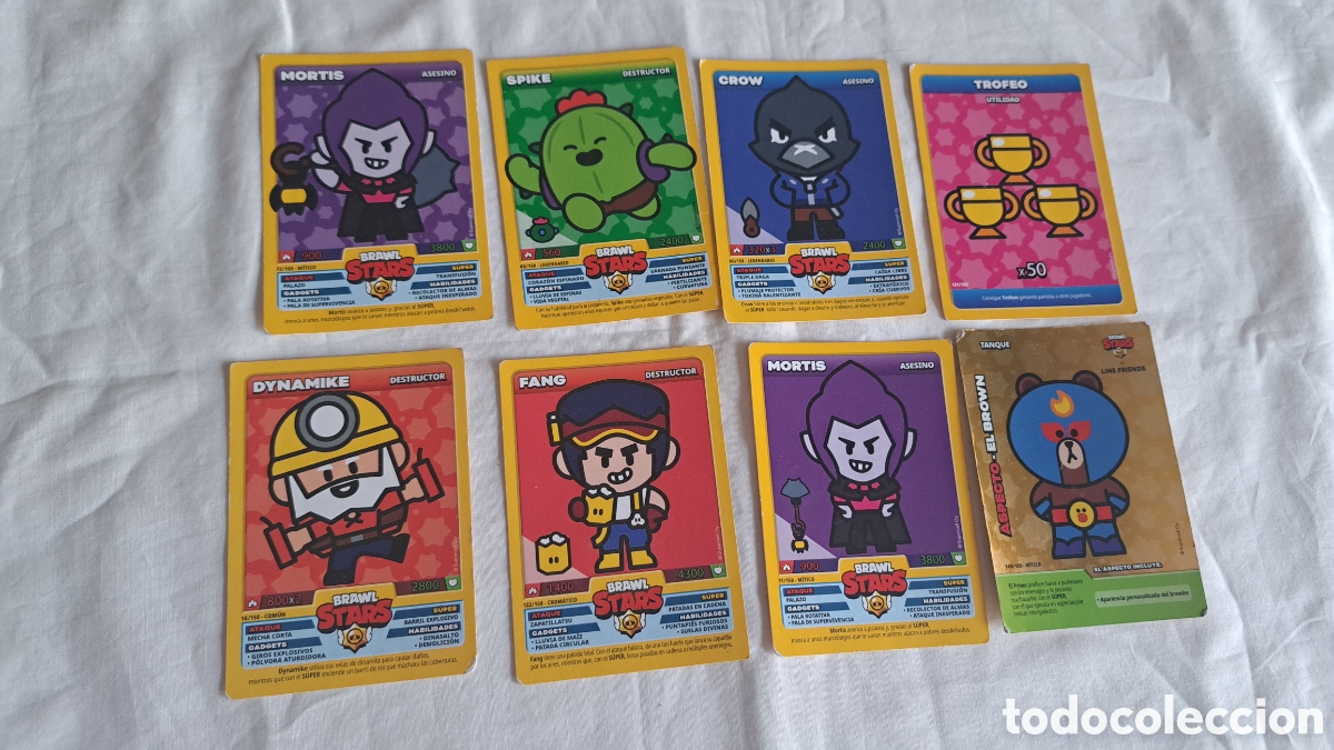 Coleccionismo cromos antiguos: 8 cromos Brawl Stars - Foto 1