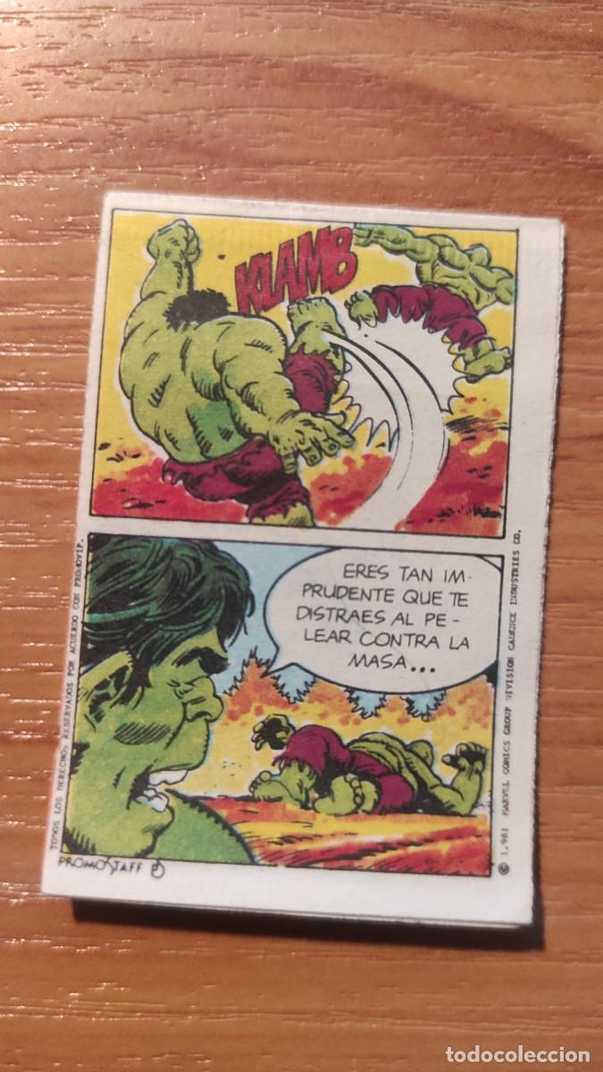 Coleccionismo cromos antiguos: CROPAN MINI COMIC EL INCRE&Iacute;BLE HULK N&deg;26 - Foto 2