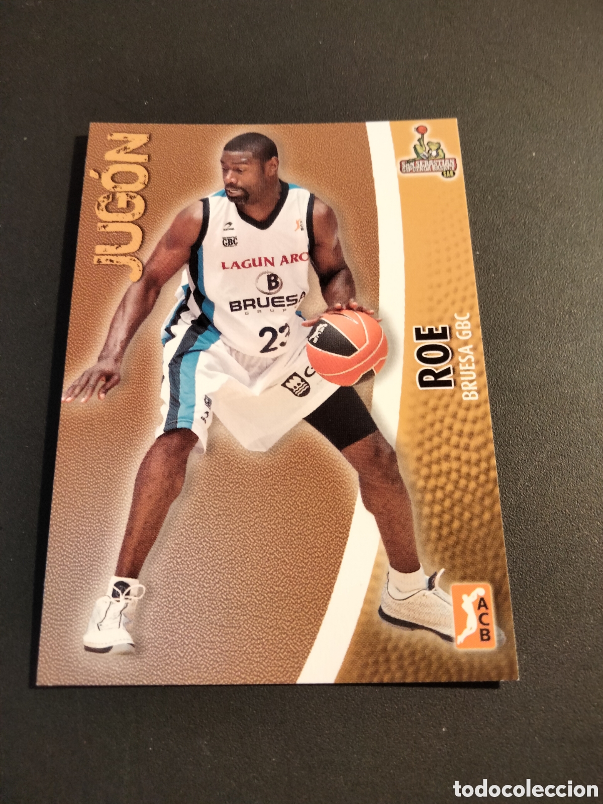 Sammeln alte Sammelbilder: ROE # 34 JUGON BRUESA GBC BALONCESTO ACB 2008/09 PANINI