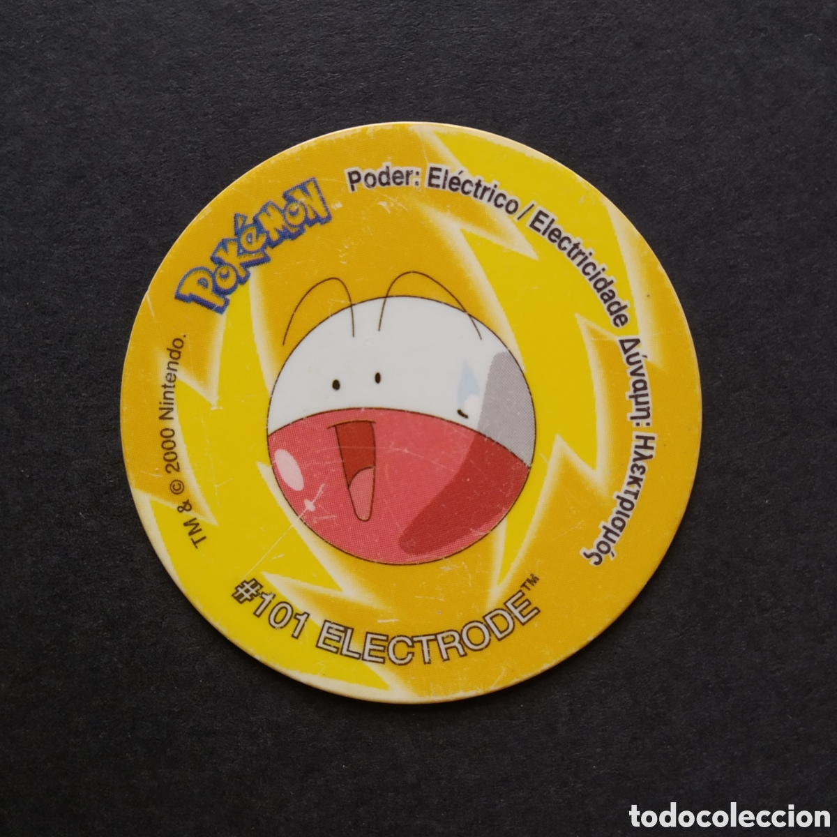 Coleccionismo Cromos antiguos: TAZO - N&ordm; 114 - #101 ELECTRODE - POKEMON TAZO 2 - MATUTANO - A&Ntilde;O 2000