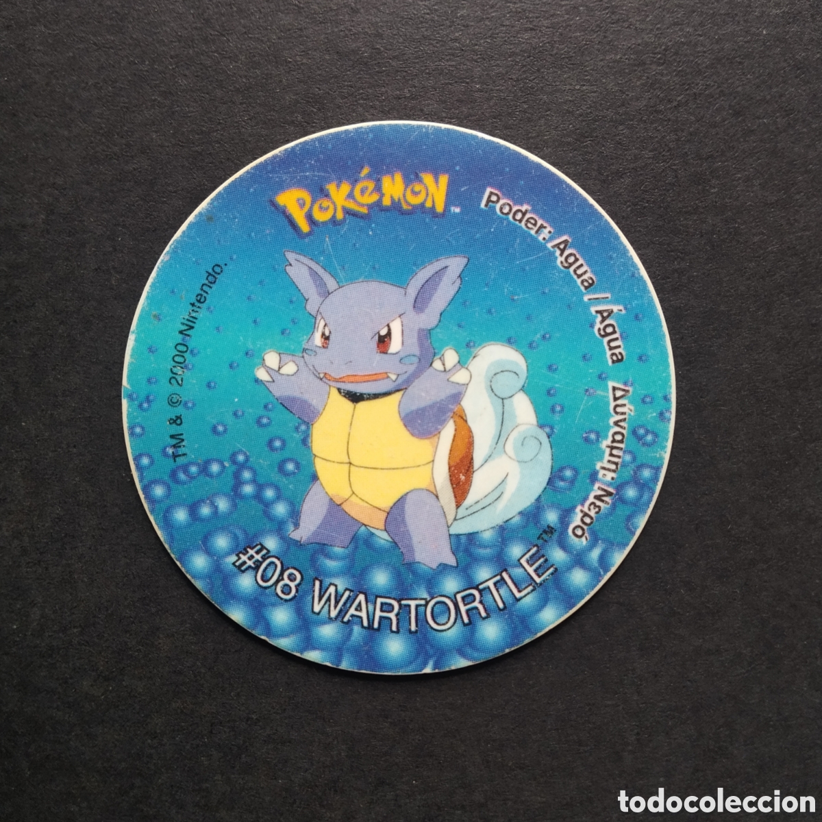 Coleccionismo Cromos antiguos: TAZO - N&ordm; 056 - #08 WARTORTLE - POKEMON TAZO 2 - MATUTANO - A&Ntilde;O 2000