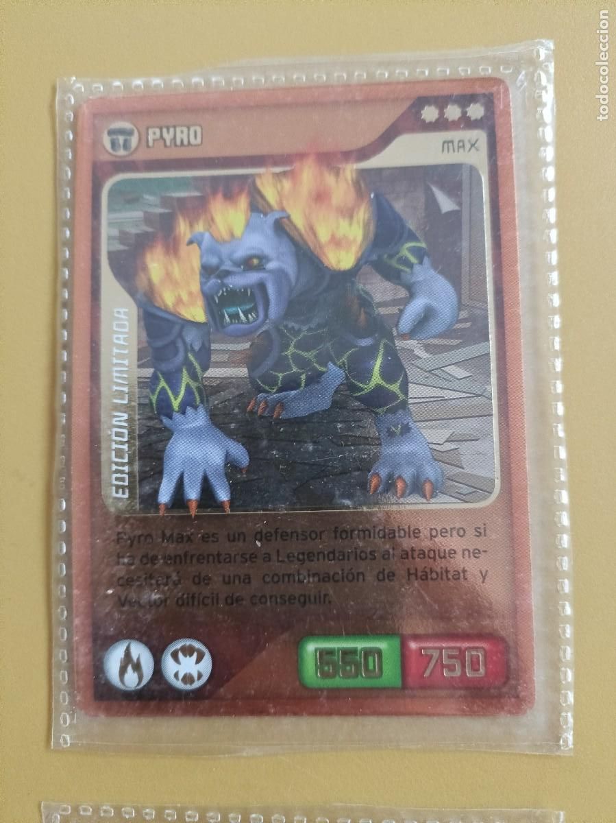 Coleccionismo cromos antiguos: invizimals, pyro edicion limitada - Foto 1