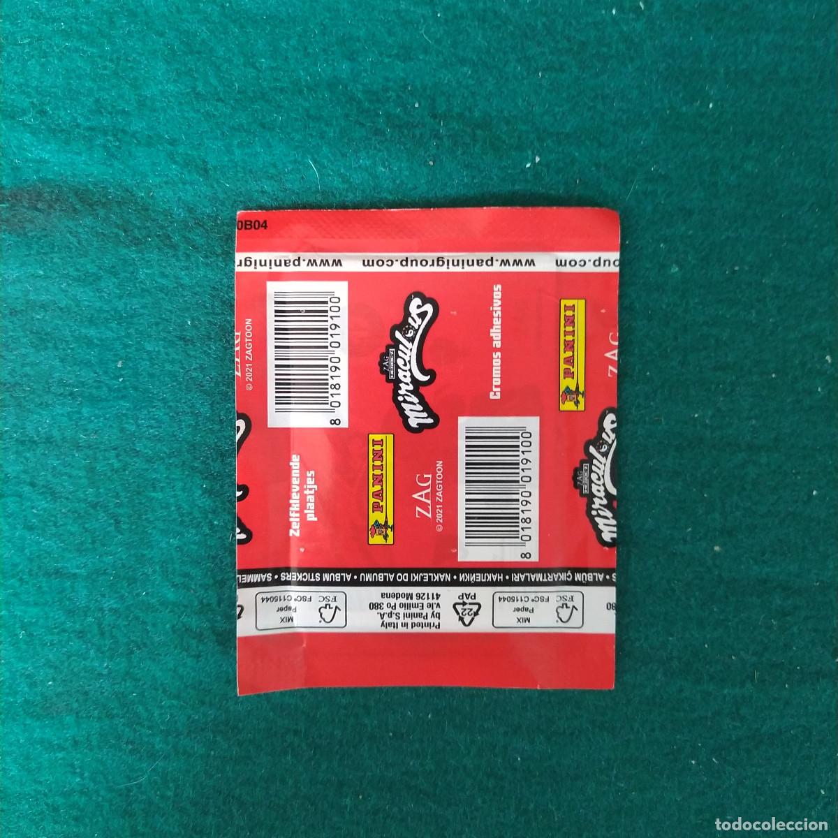 Coleccionismo cromos antiguos: SOBRE SIN ABRIR MIRACULOS PANINI - Foto 2