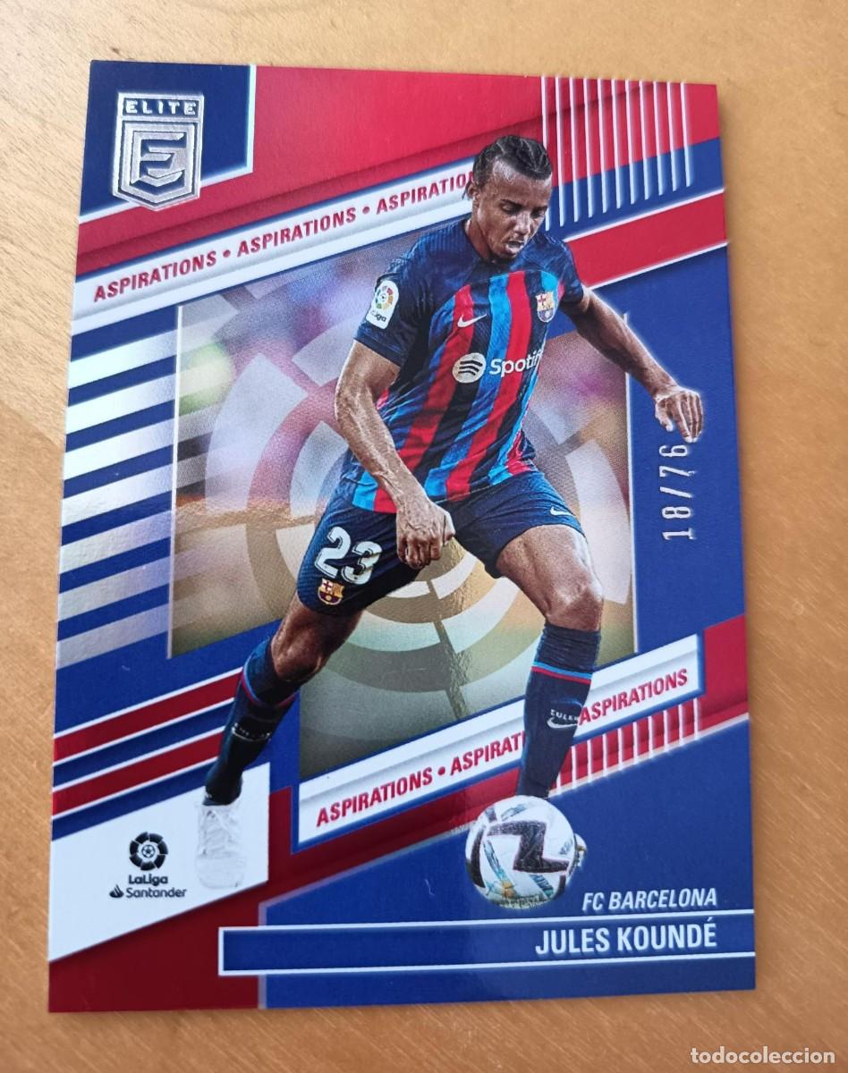 Coleccionismo Cromos antiguos: KOUNDE (FC BARCELONA) NUMERADA 18/76!! - PANINI ELITE 2022-23