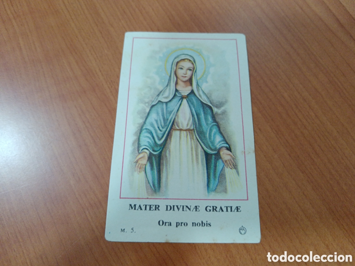 Coleccionismo cromos antiguos: MATER DIVINAE GRSTIALE M 5 CASA BA&Ntilde;ERES A&Ntilde;OS 50