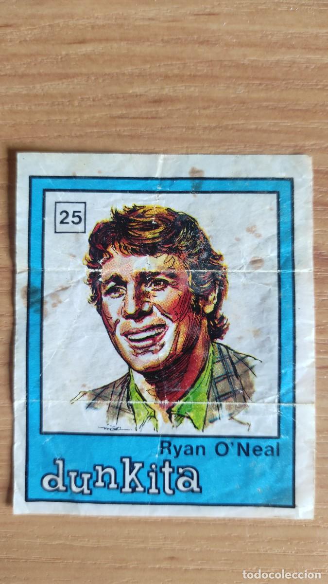 Coleccionismo cromos antiguos: ALBUM ROSTROS FAMOSOS DUNKITA - CROMO N.&ordm; 25 RYAN O&acute;NEAL