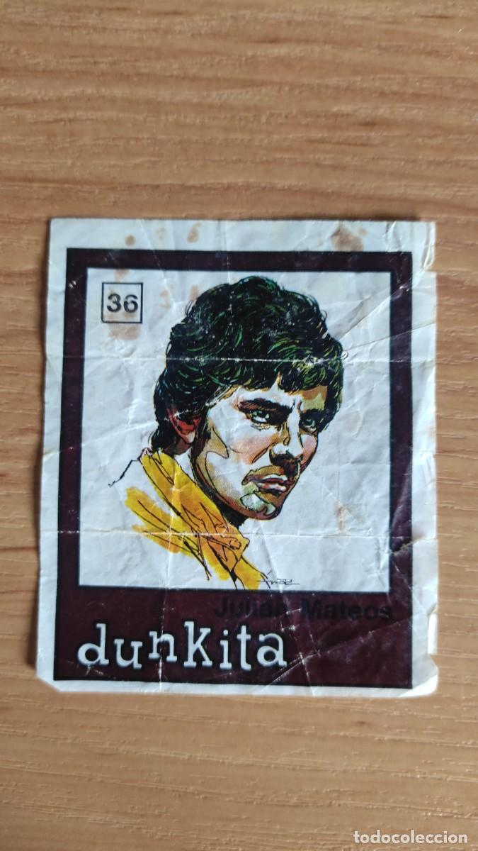 Coleccionismo cromos antiguos: ALBUM ROSTROS FAMOSOS DUNKITA - CROMO N.&ordm; 36 JULIAN MATEOS
