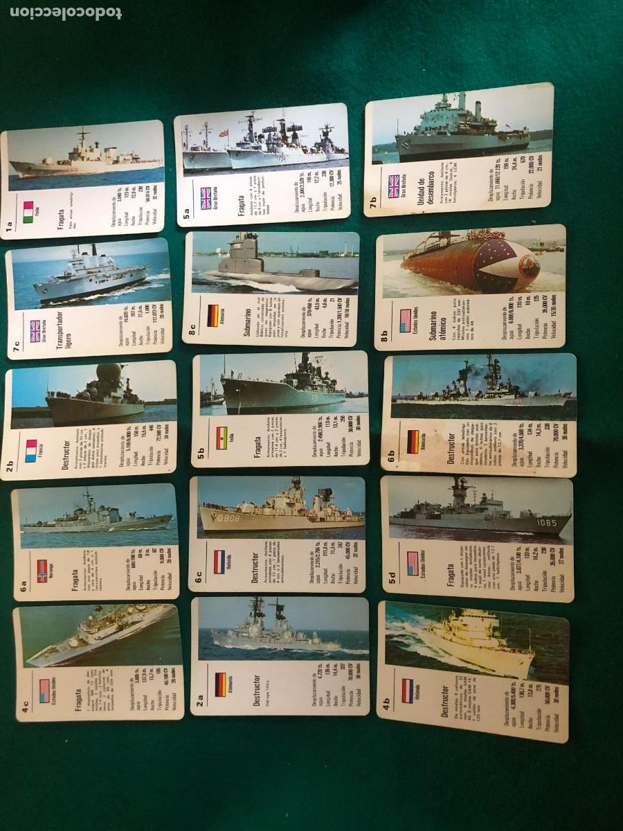 Coleccionismo cromos antiguos: LOTE DE 32 CARTAS DE BARCOS - Foto 1
