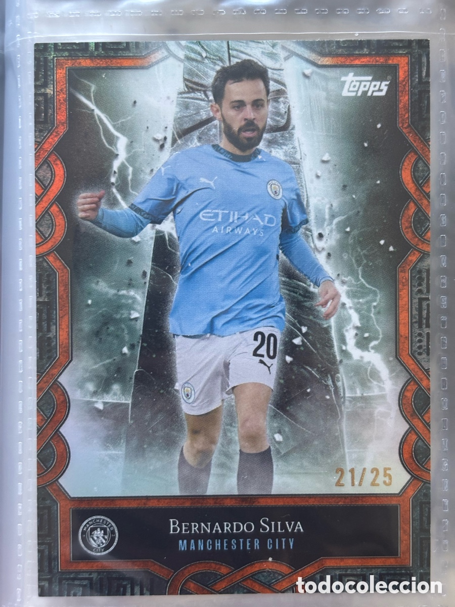 Coleccionismo cromos antiguos: Bernardo Silva mc fans numerado - Foto 1