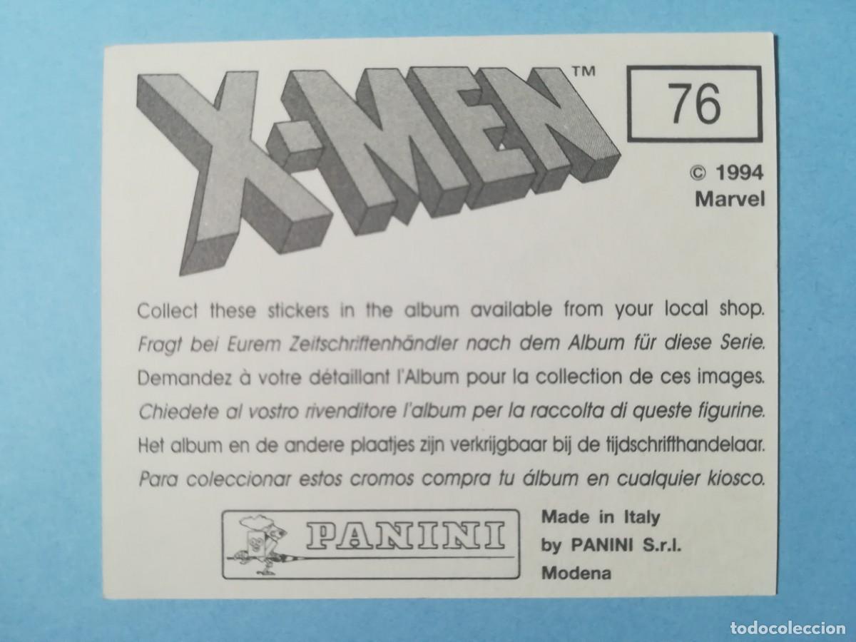 Coleccionismo cromos antiguos: Cromo X-Men N&ordm; 76. Sin pegar. Marvel. Panini 1994. - Foto 2