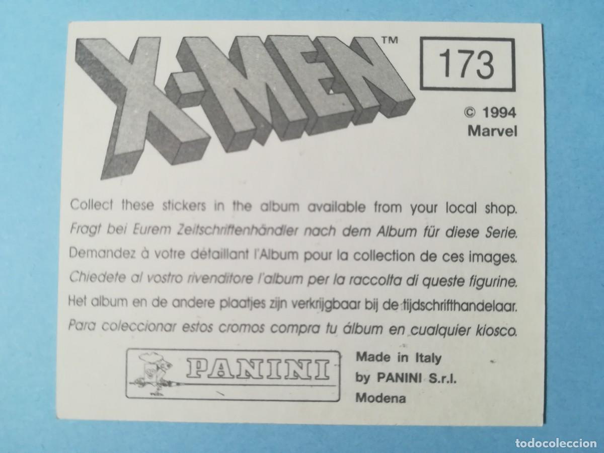Coleccionismo cromos antiguos: Cromo X-Men N&ordm; 173. Sin pegar. Marvel. Panini 1994. - Foto 2