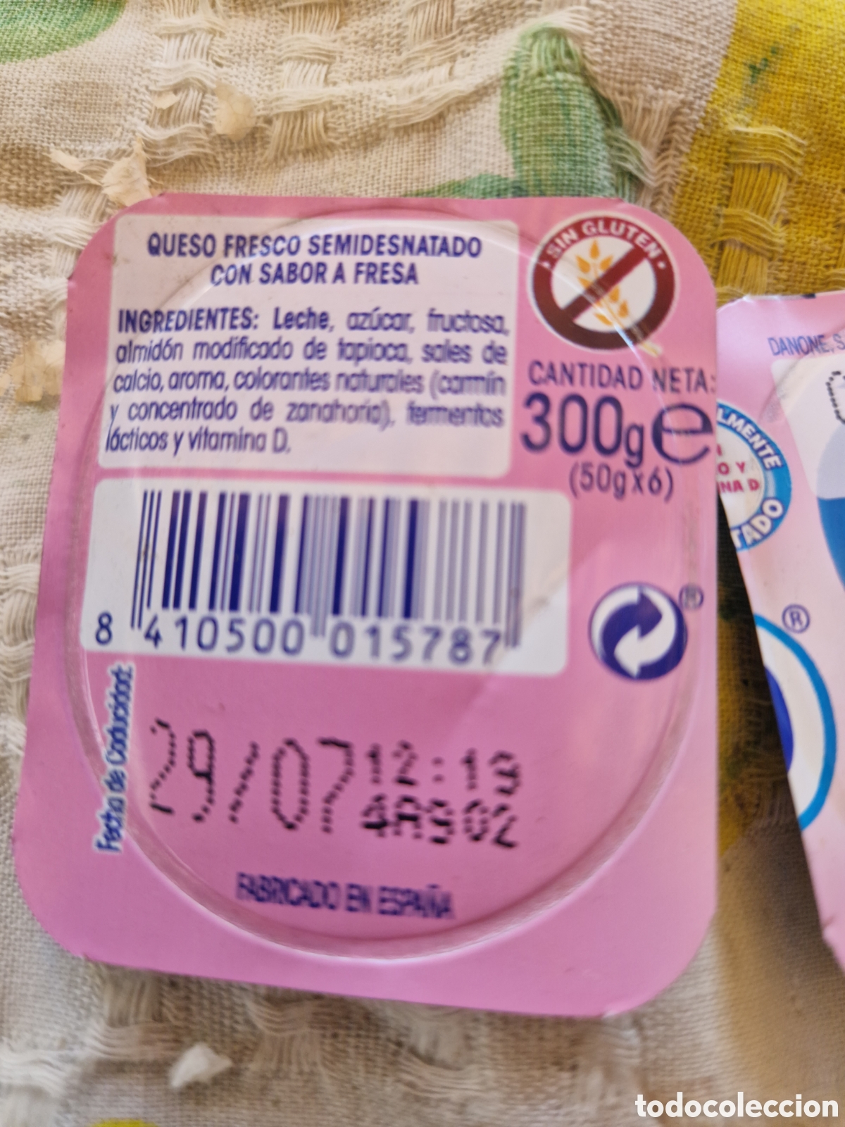 Coleccionismo cromos antiguos: Danonino Tapa danone Danonino - Foto 5