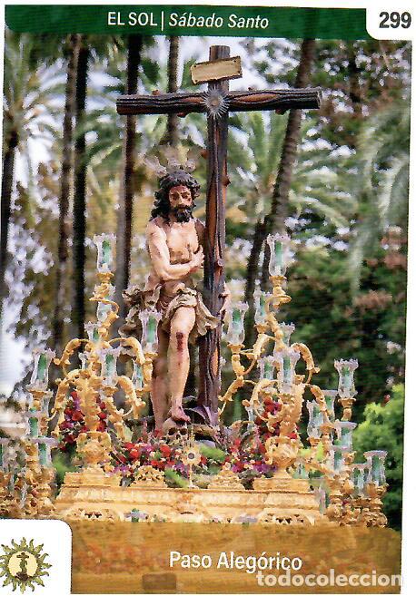 Coleccionismo Cromos antiguos: SEMANA SANTA SEVILLA 2025, HOLY CARDS NUM. 299