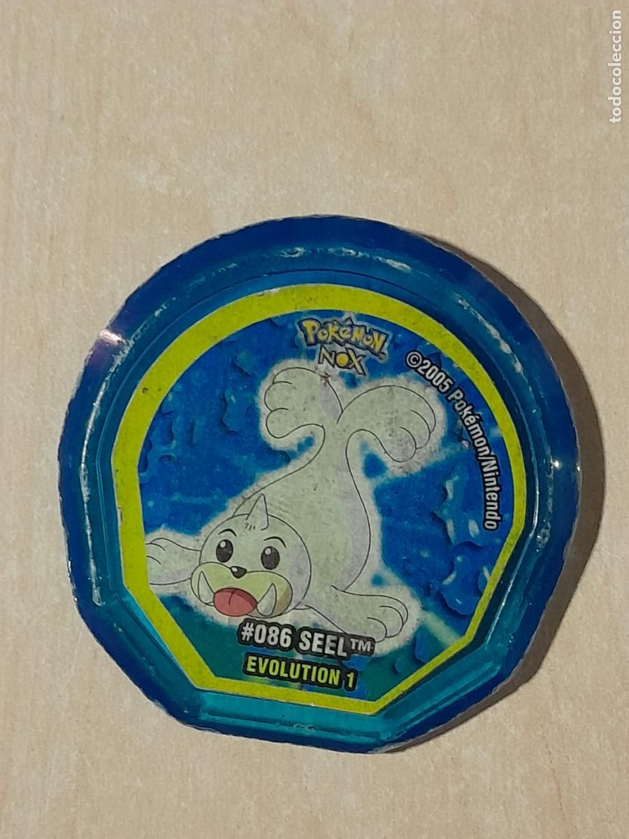 Coleccionismo cromos antiguos: TAZO 86 SEEL - POK&Eacute;MON NOX - Foto 1