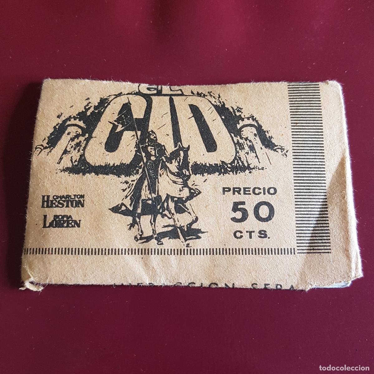 Coleccionismo cromos antiguos: FHER - EL CID - UN SOBRE DE CROMOS SIN - Foto 1