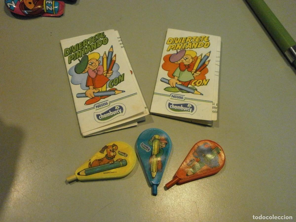 Coleccionismo Cromos antiguos: promocion nestle chamburcy diviertete pintando a&ntilde;os 80