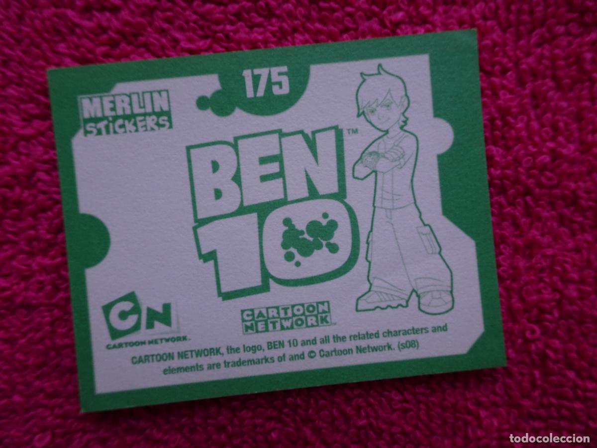 Coleccionismo cromos antiguos: 175 ben 10 merlin stickers cartoon network (s8) - Foto 2