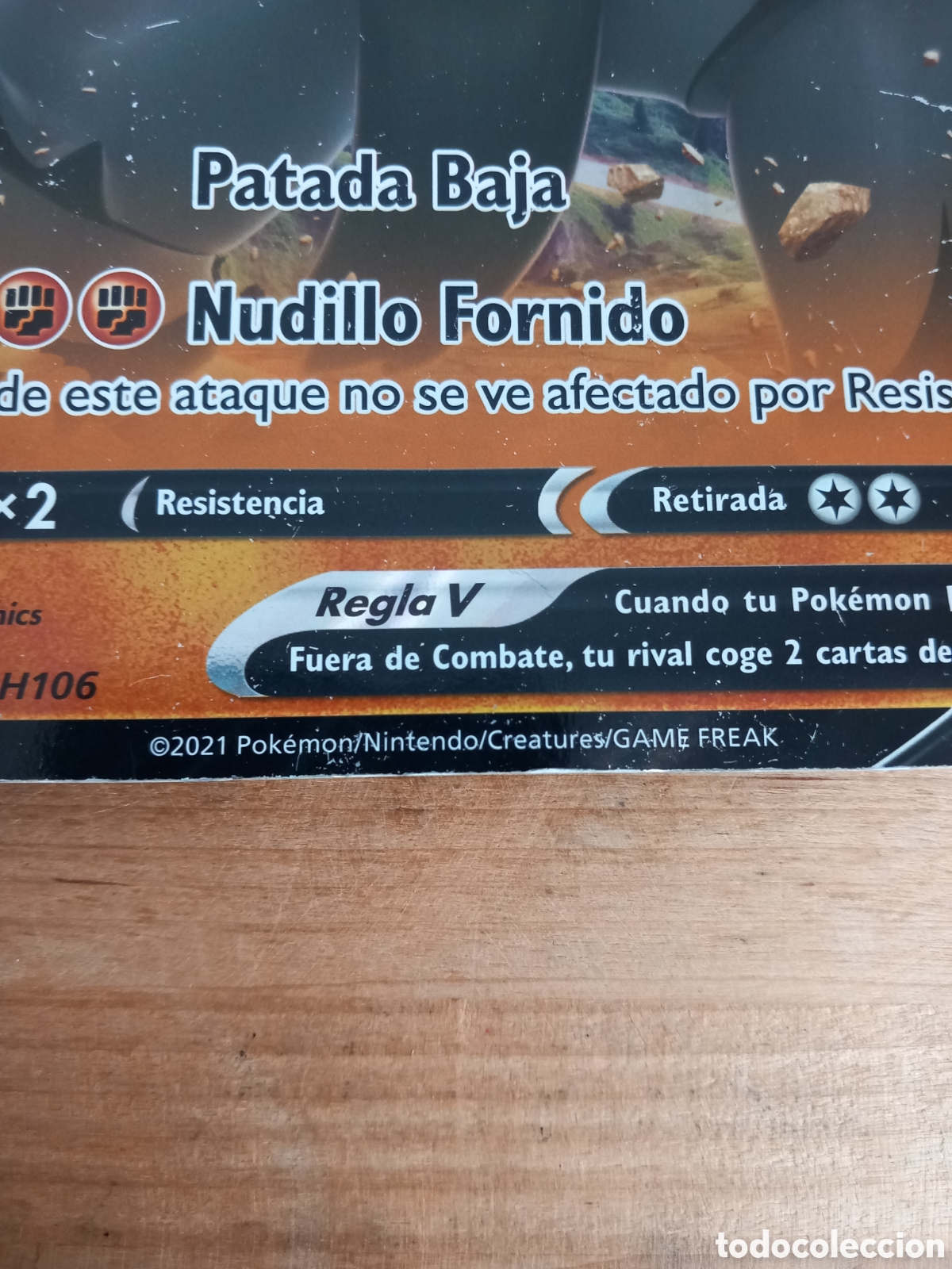 Coleccionismo cromos antiguos: Carta oversize Pokemon Ushifu - Foto 3