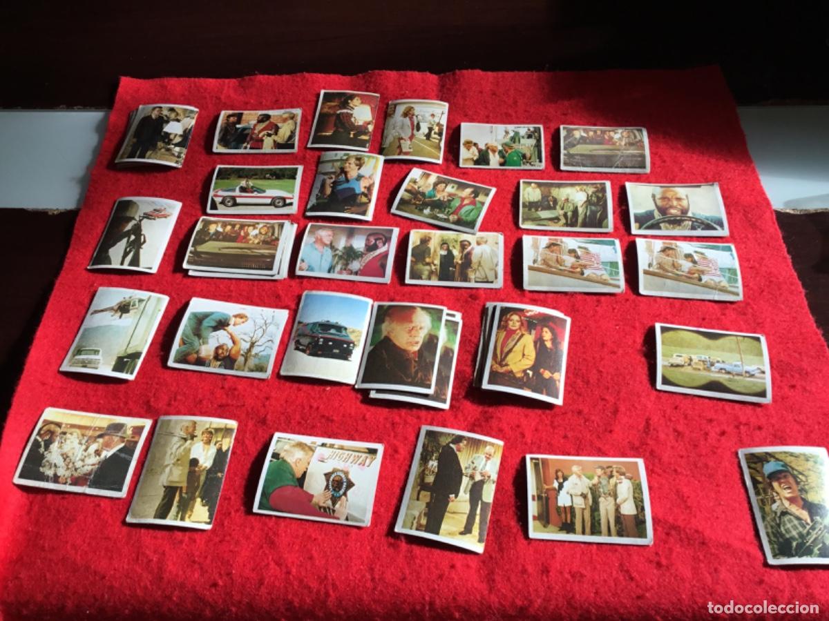 Coleccionismo cromos antiguos: Cromos el equipo-A ,nunca pegados - Foto 1