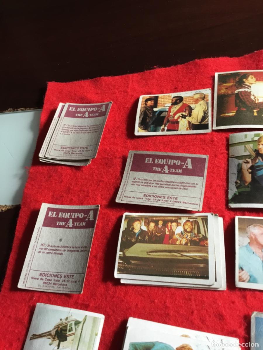 Coleccionismo cromos antiguos: Cromos el equipo-A ,nunca pegados - Foto 2