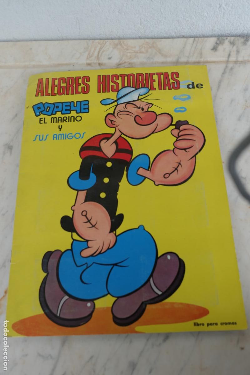 Coleccionismo cromos antiguos: Album de cromos. Alegres Historietas de Popeye. Completo - Foto 2