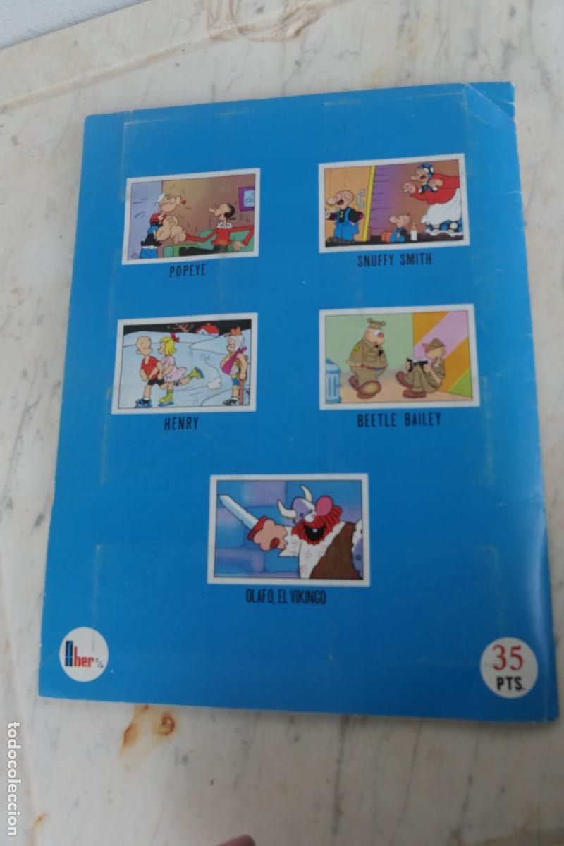 Coleccionismo cromos antiguos: Album de cromos. Alegres Historietas de Popeye. Completo - Foto 3