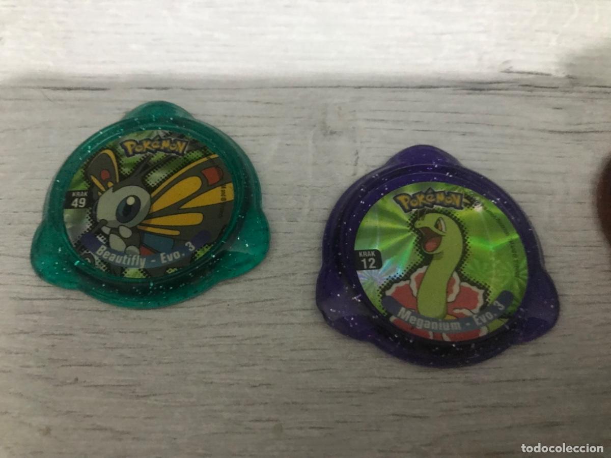 Coleccionismo cromos antiguos: Lote de 24 tazos pokemon - Foto 2