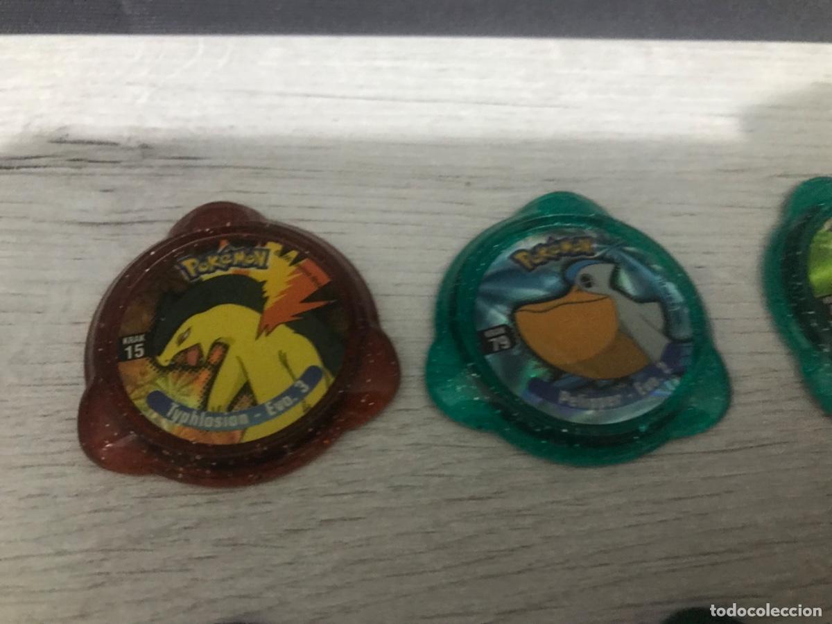 Coleccionismo cromos antiguos: Lote de 24 tazos pokemon - Foto 3