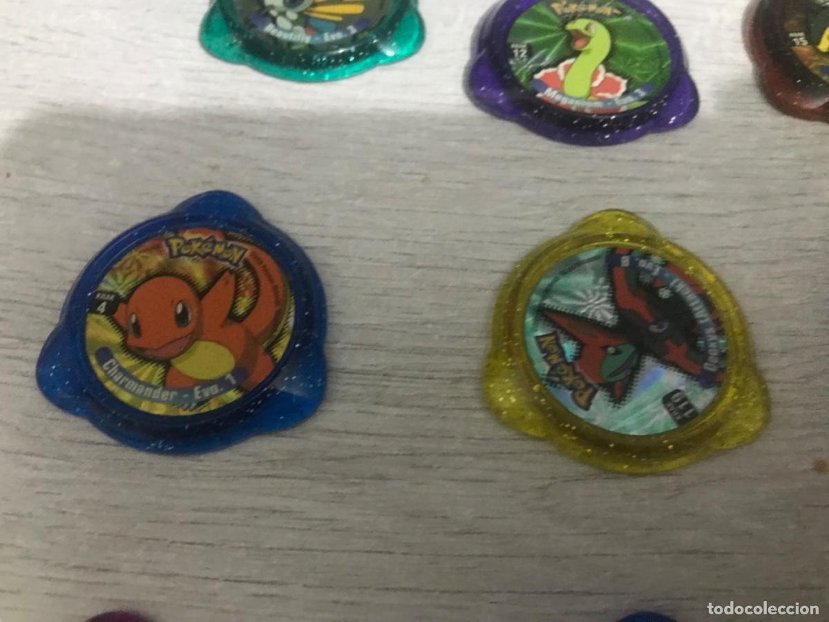 Coleccionismo cromos antiguos: Lote de 24 tazos pokemon - Foto 5