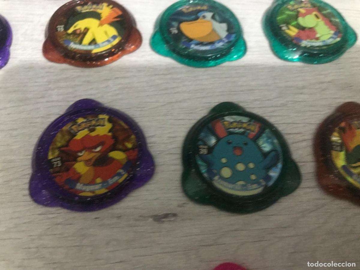 Coleccionismo cromos antiguos: Lote de 24 tazos pokemon - Foto 6