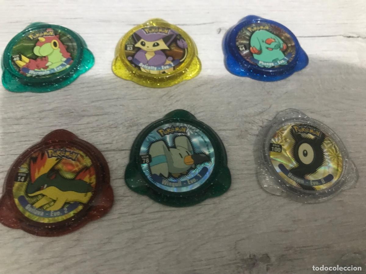Coleccionismo cromos antiguos: Lote de 24 tazos pokemon - Foto 7