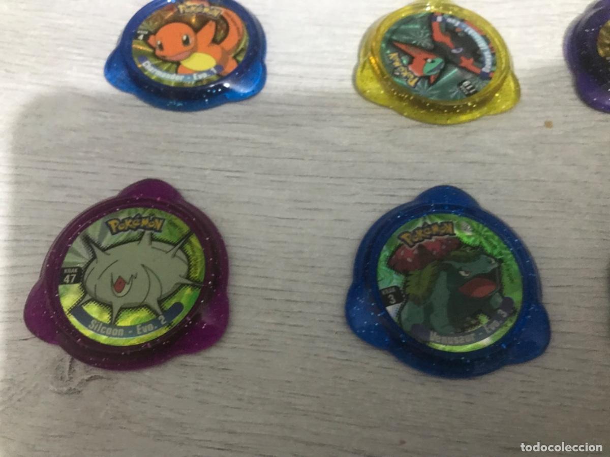 Coleccionismo cromos antiguos: Lote de 24 tazos pokemon - Foto 8