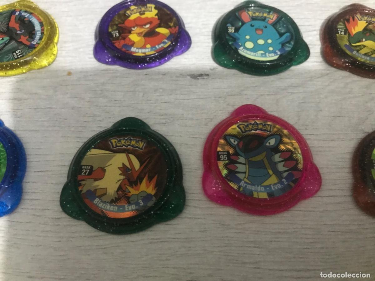 Coleccionismo cromos antiguos: Lote de 24 tazos pokemon - Foto 9