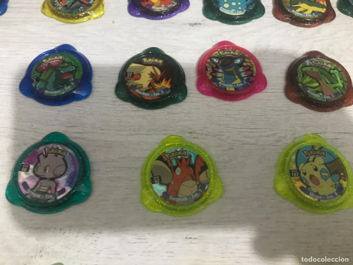 Coleccionismo cromos antiguos: Lote de 24 tazos pokemon - Foto 11