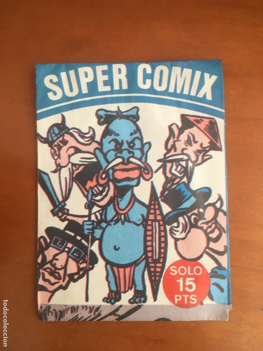 Coleccionismo cromos antiguos: super comix sobre cromos sin abrir cerrado - Foto 1