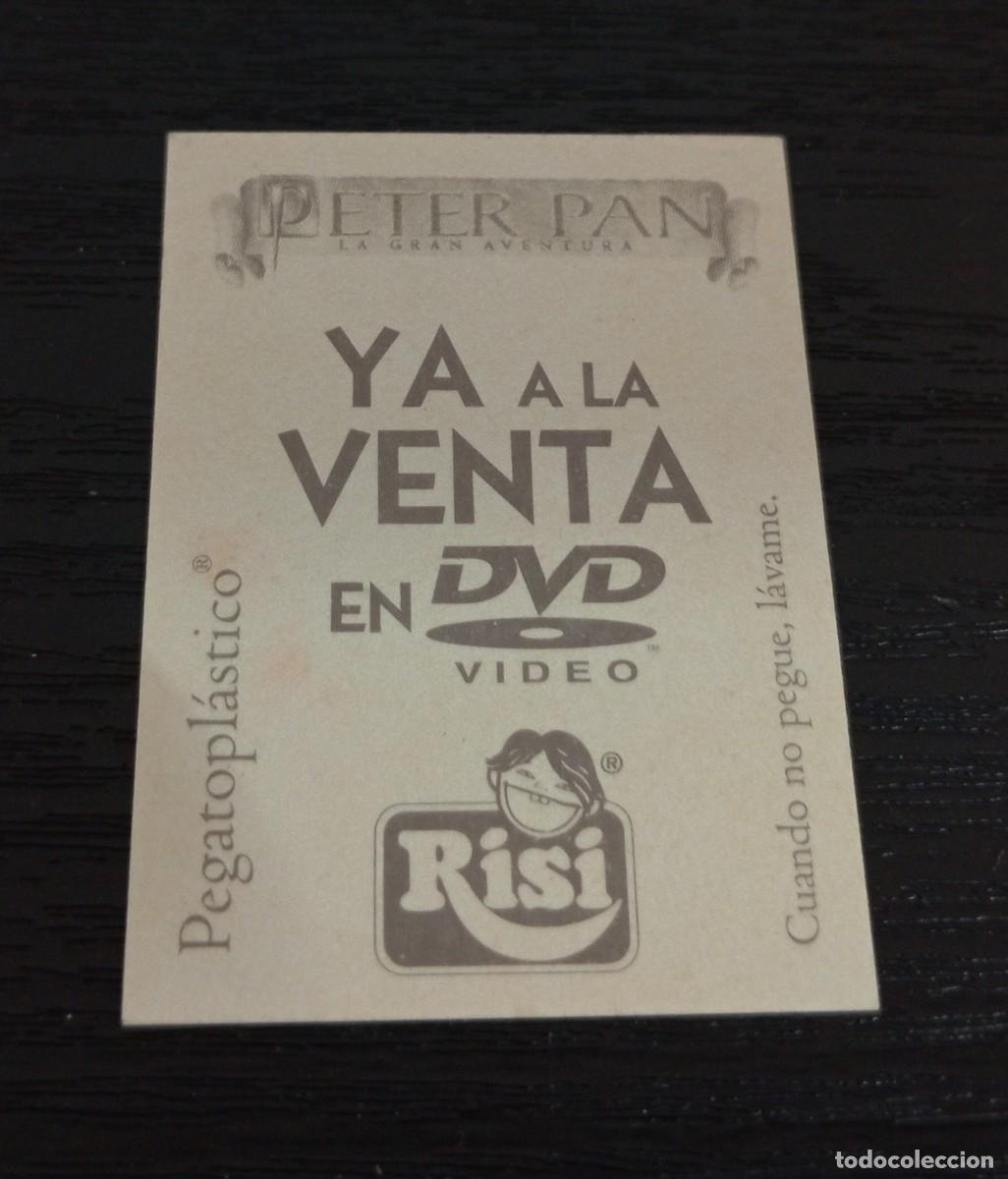 Coleccionismo cromos antiguos: -CROMO RISI PEGATOPLASTICO : PETER PAN - Foto 2
