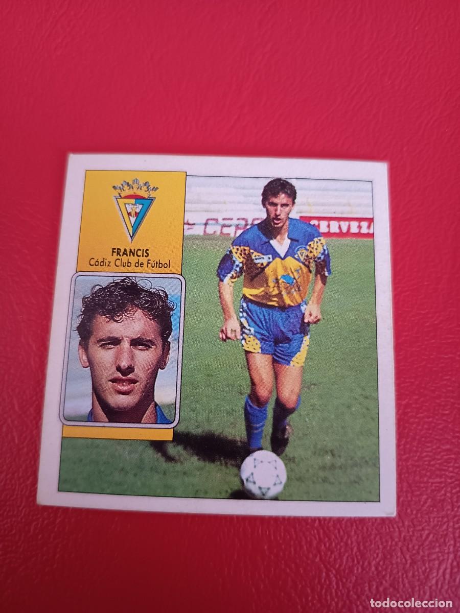 Coleccionismo cromos antiguos: Este 92 93 FRANCIS DEL CADIZ NUNCA PEGADO - Foto 1