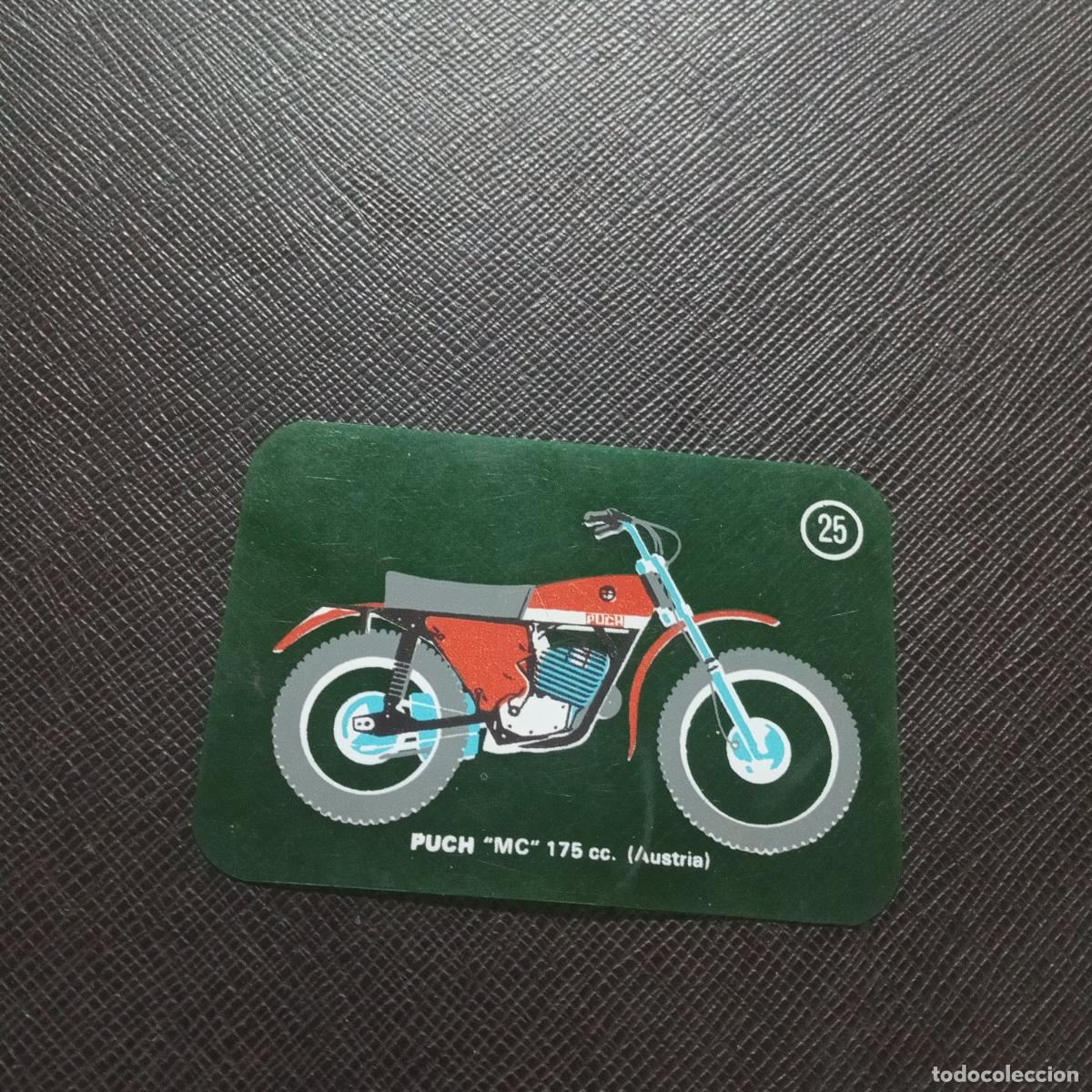 Coleccionismo Cromos antiguos: 25 OUCH MC 175 MOTO DUNKIN CROPAN CROMO MOTOS - A122 PG2