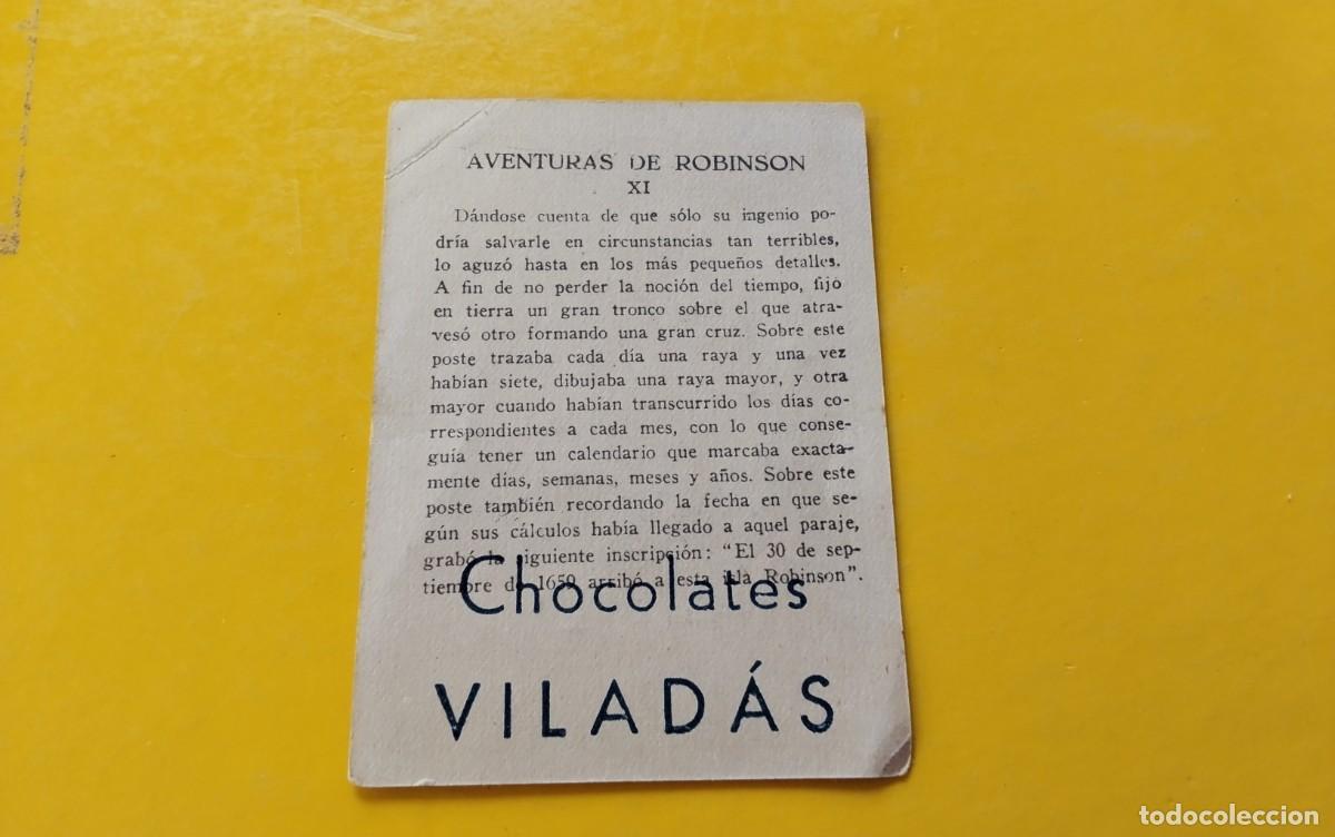 Coleccionismo cromos antiguos: CROMO DE CHOCOLATES VILADA , RARO - Foto 2