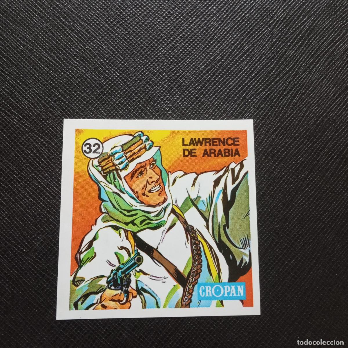 Coleccionismo Cromos antiguos: 32 LAWRANCE DE ARABIA LOS GRANDE GUERREROS TE HABLAN CROPAN CROMO - - A44 PG217