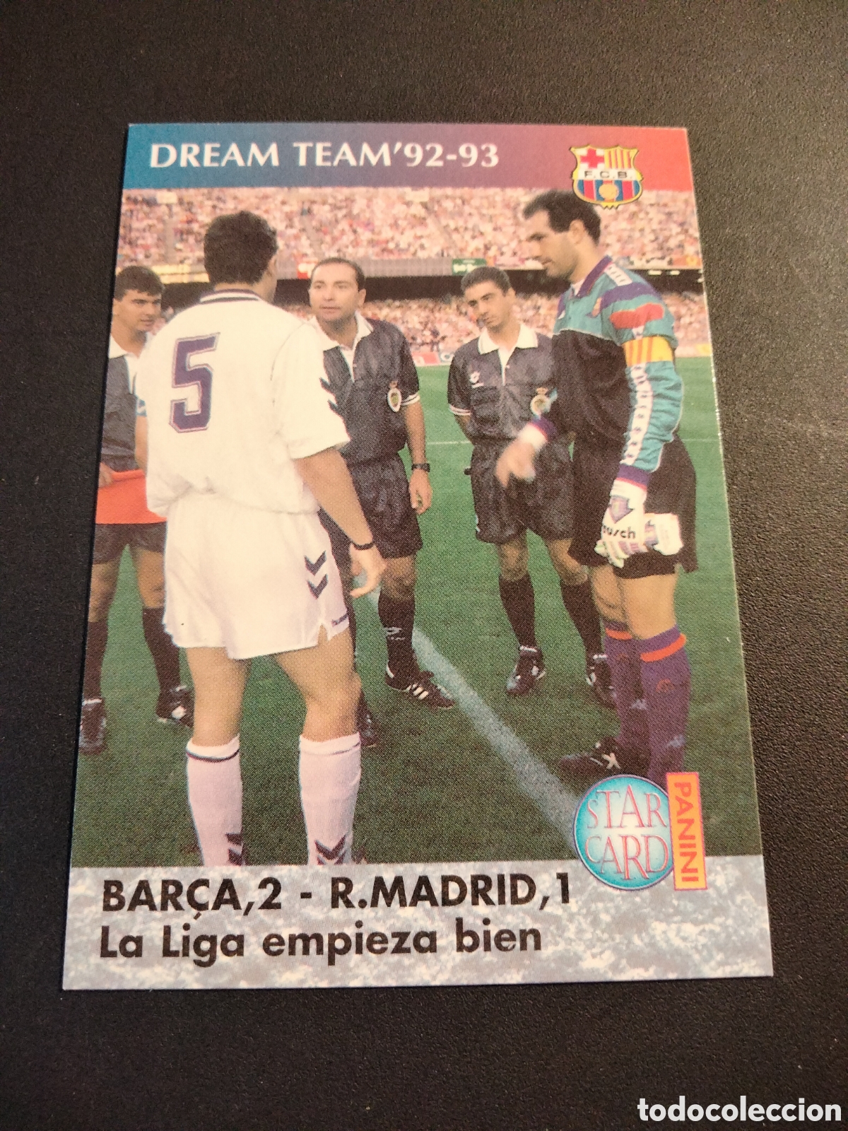 Sammeln alte Sammelbilder: LA LIGA EMPIEZA BIEN # 79 BAR&Ccedil;A 2 - REAL MADRID 1 FC. BARCELONA 95-96 DEL DREAM TEAM A LA QUINTA DEL